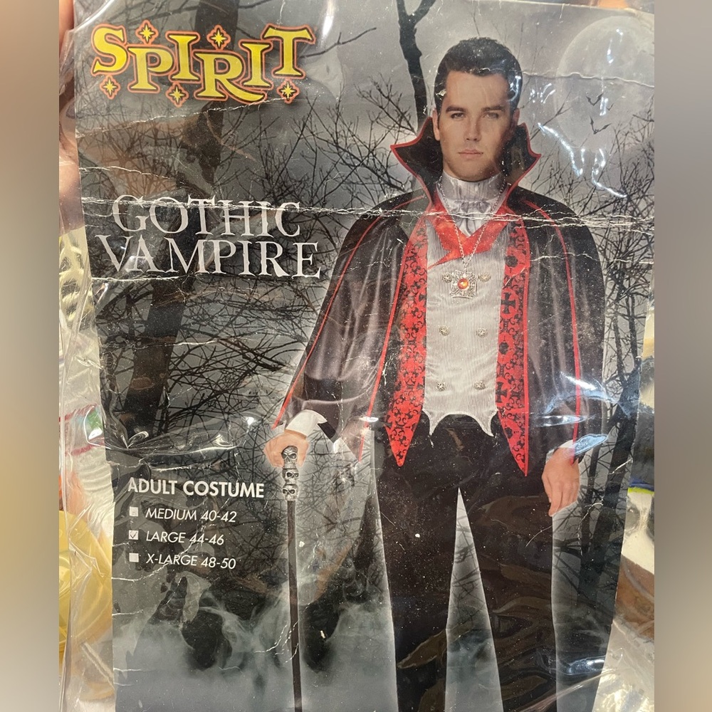 Gothic Vampire Shirt - Sprit Costumes